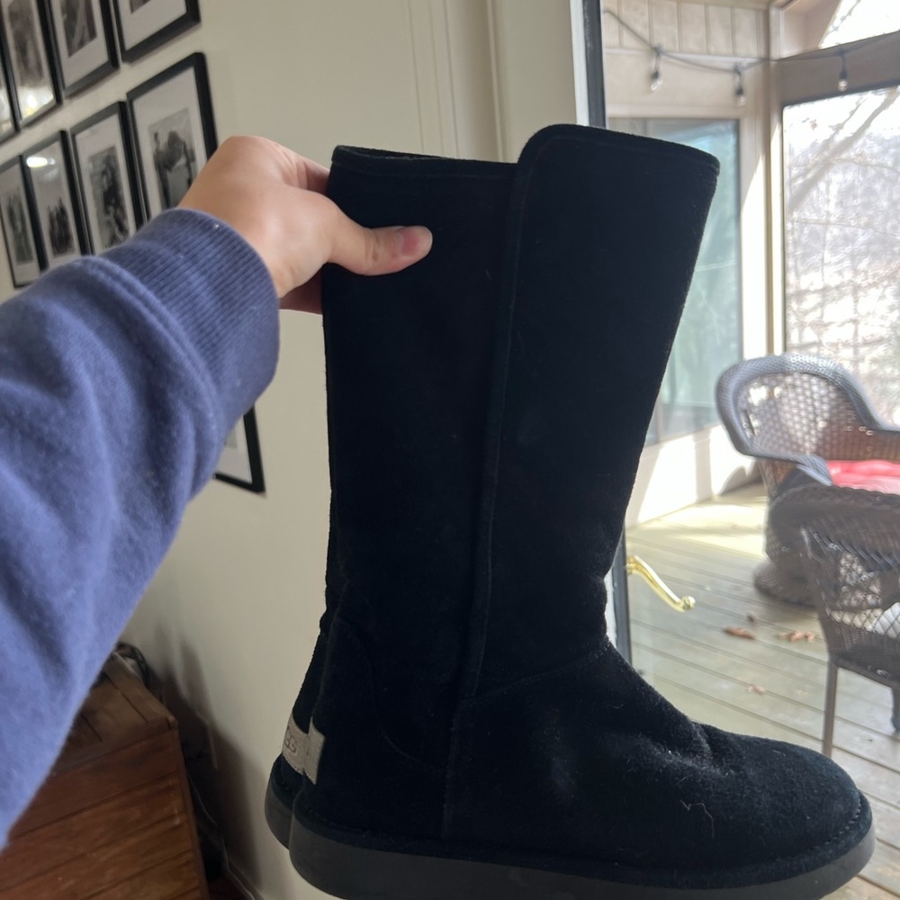 Black Suede Boots